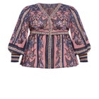 Serene Long Sleeve Placement Top image number null