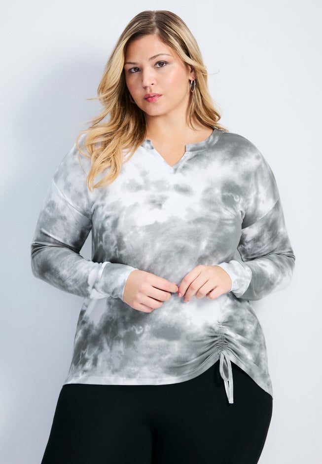 Skylar Tie Dye Hacci Top image number 0