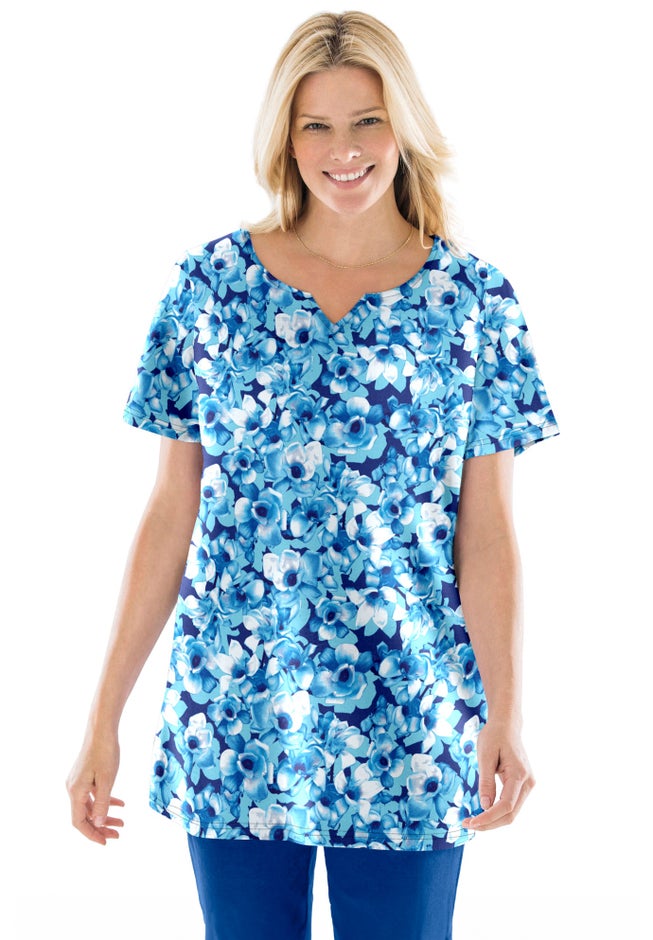 7-Day Notch-Neck Tunic image number 4