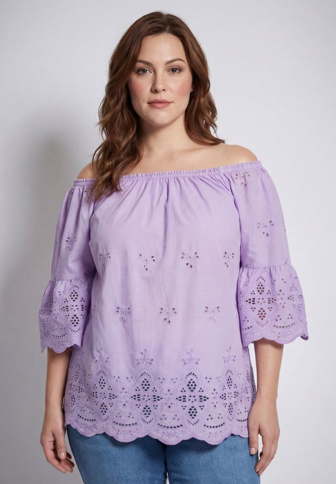 Convertible Eyelet Tunic image number 1