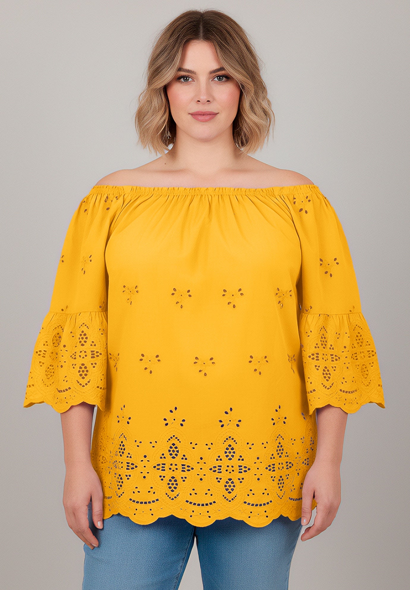 Convertible Eyelet Tunic image number 0