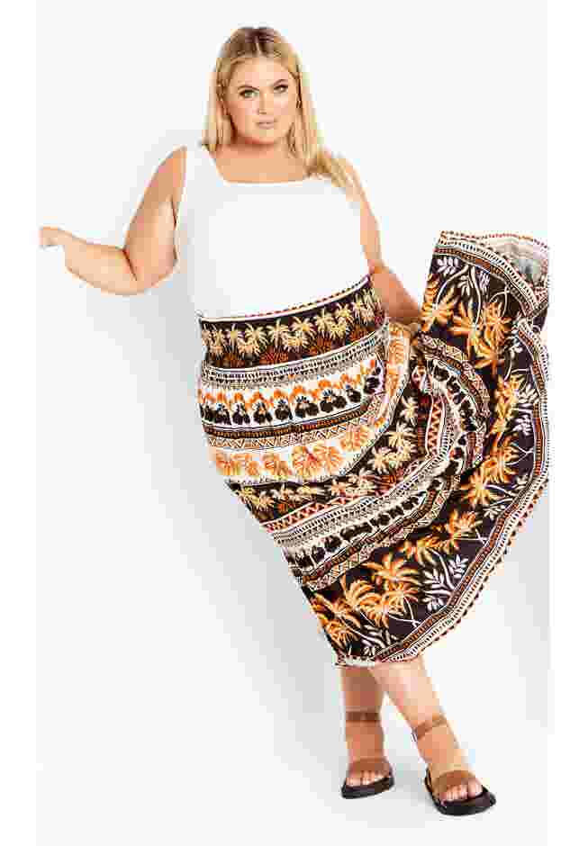 Isla Print Skirt image number 3