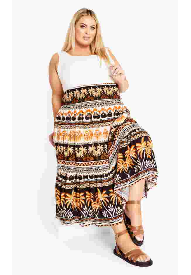 Isla Print Skirt image number 0
