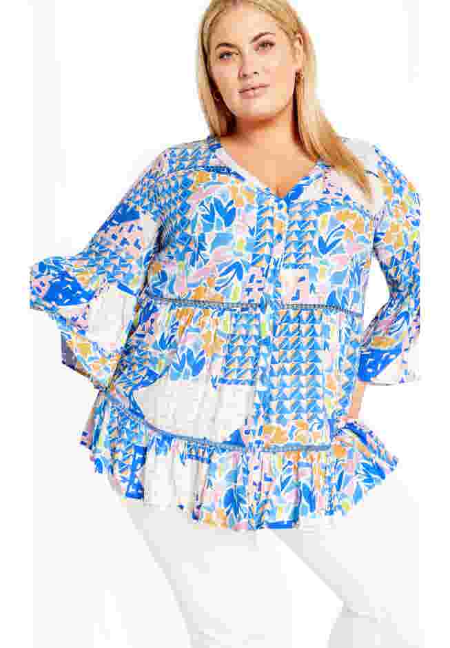 Laura Print Shirt image number 0