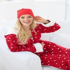 Sherpa-Lined Long Hooded Robe image number null