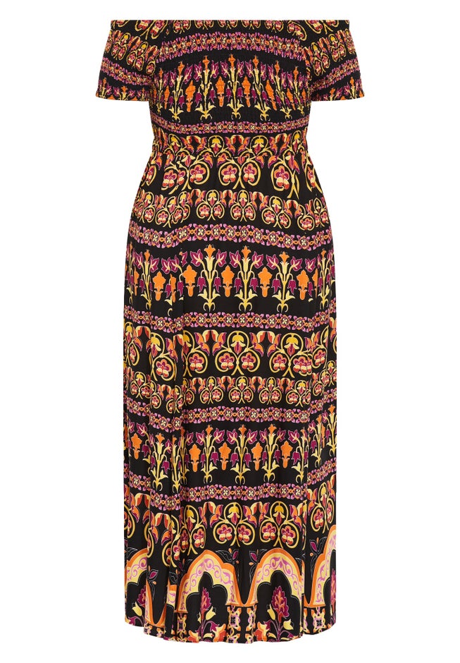 Raelynn Border Dress image number null