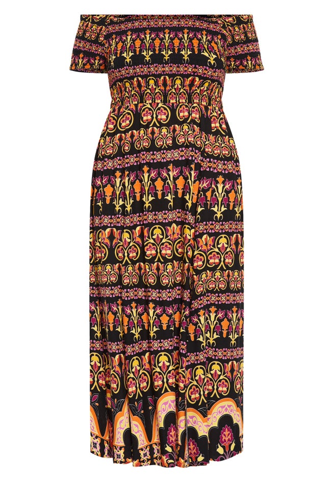 Raelynn Border Dress image number null