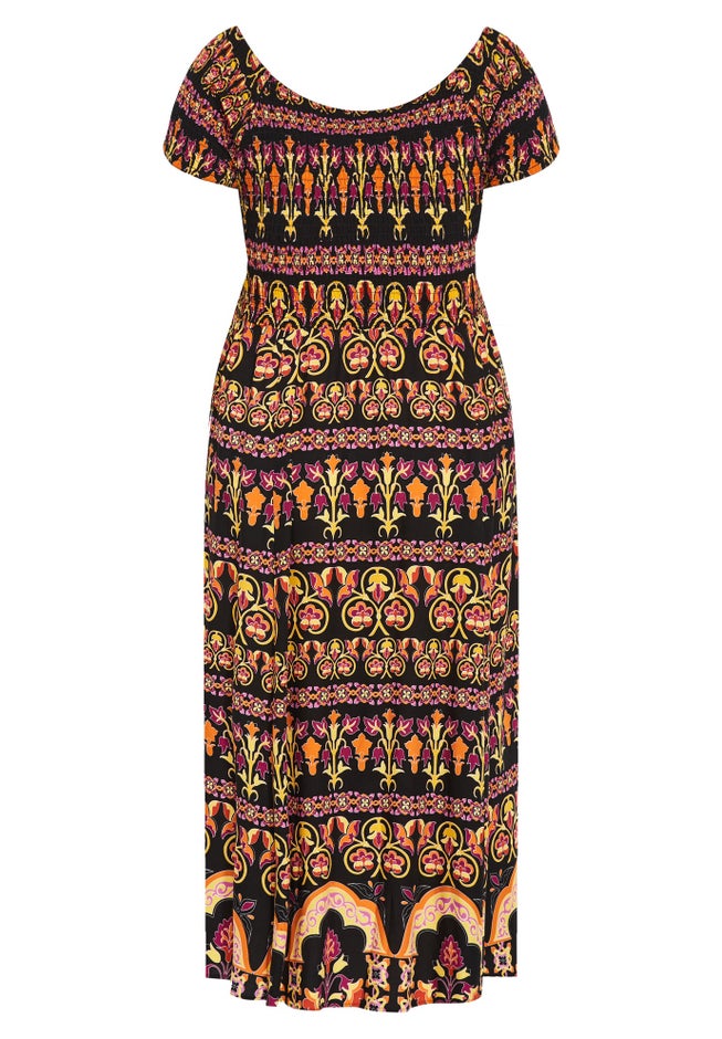 Raelynn Border Dress image number null