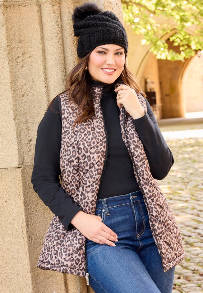 Quilted Puffer Vest image number 1