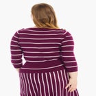 Cropped Boat Neck Sweater image number 2