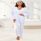 Dreams & Co.® V-Neck Pajama & Headband Set image number null