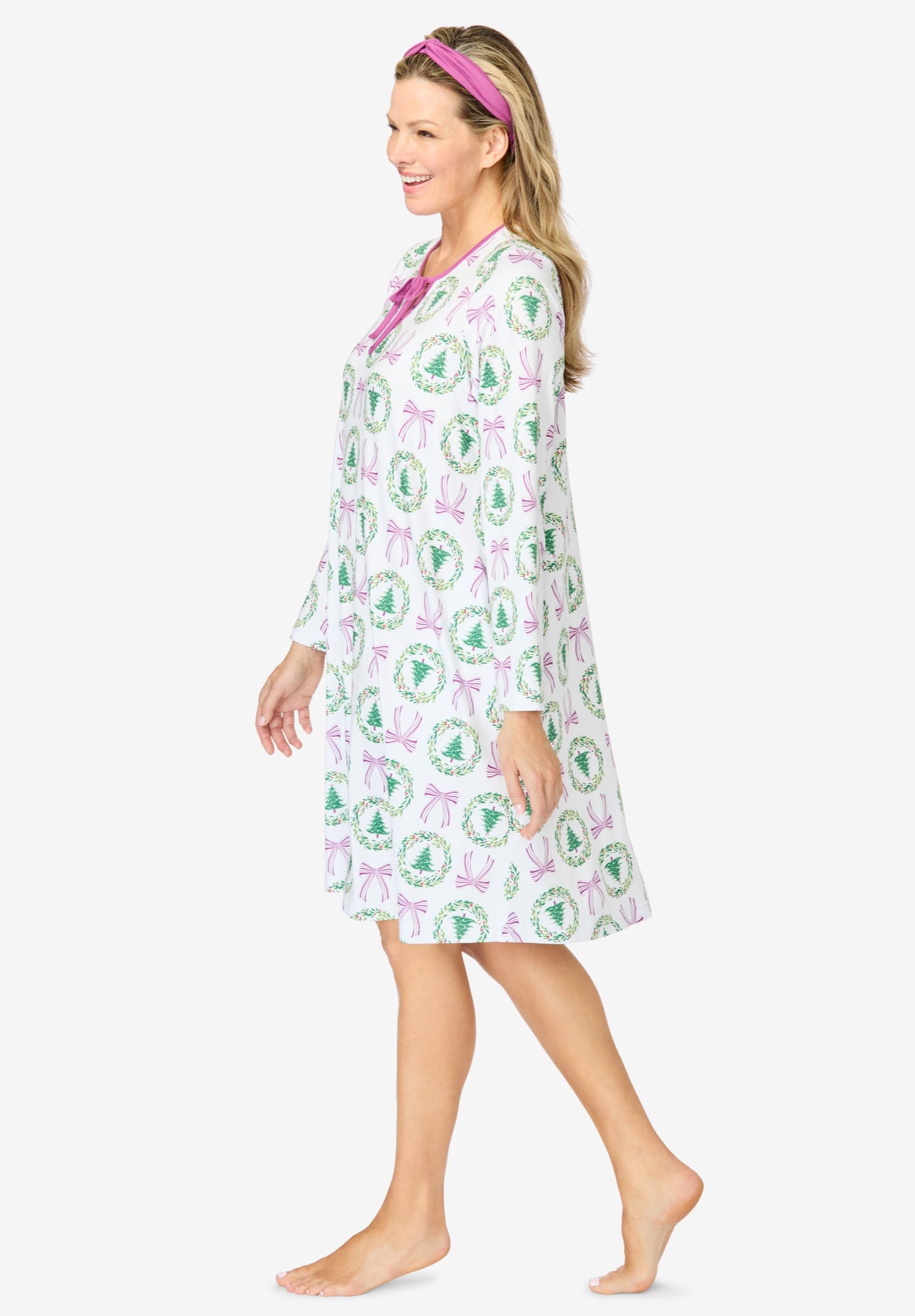 Dreams & Co.® Keyhole Gown & Headband image number 2