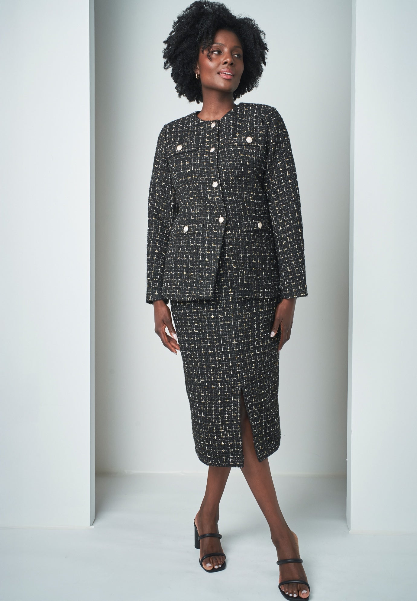 Tweed Skirt Suit image number 0