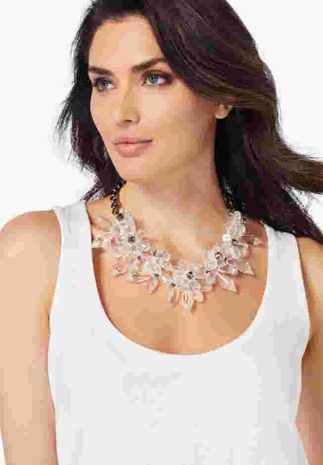 Floral Cluster Necklace image number 0