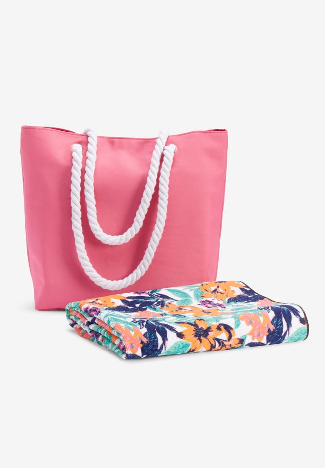 Beach Bag & Towel Set image number null
