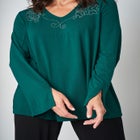 V-Neck Embellished Tunic image number null