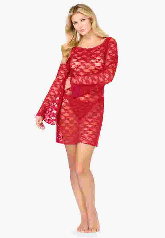 Amoureuse® Long-Sleeve Chemise image number 0