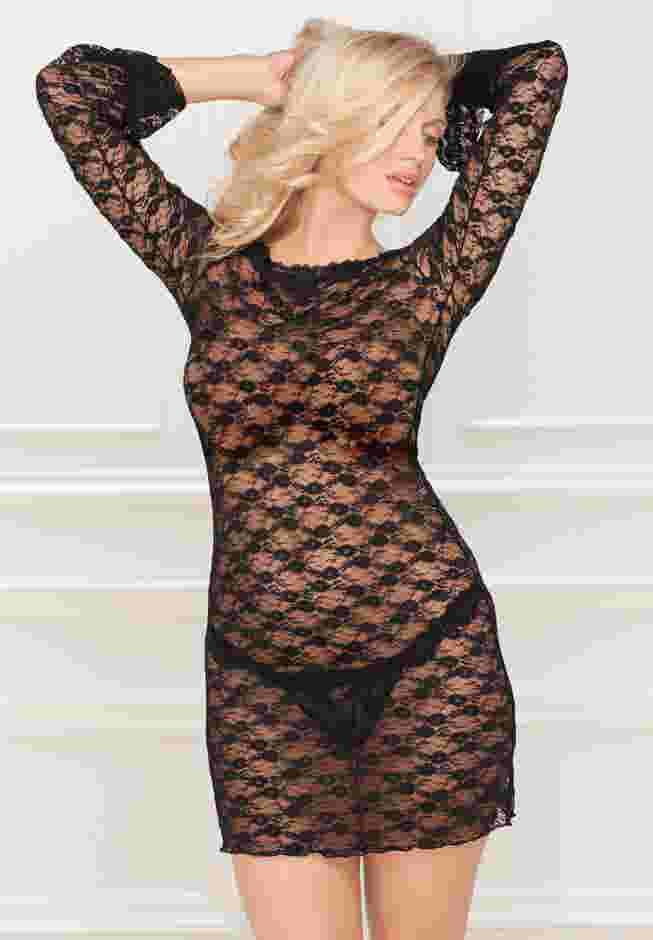 Amoureuse® Long-Sleeve Chemise image number 3