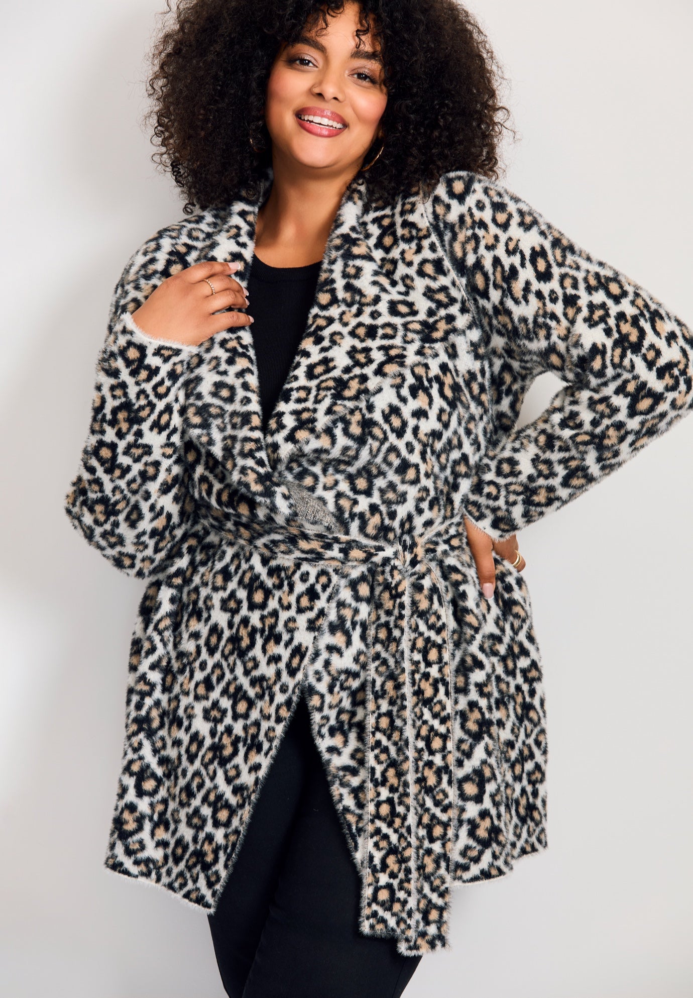 Open Front Coatigan image number 1