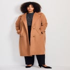 Funnel Neck Long Coat image number null