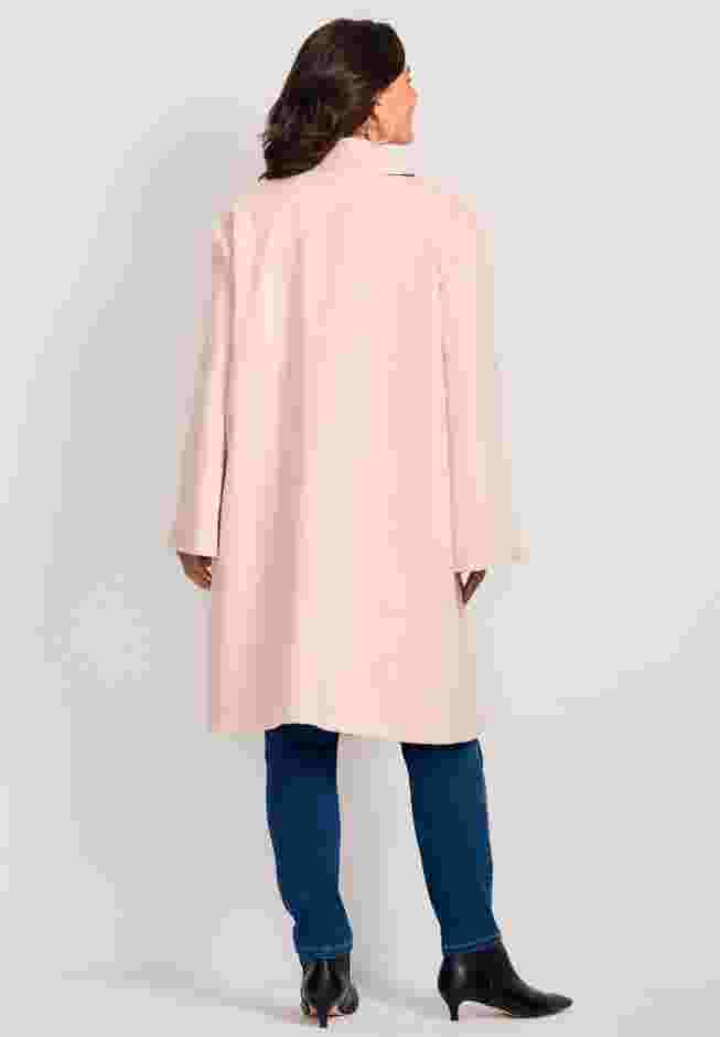 Detachable Fringe Scarf Coat image number 1