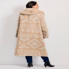 Faux Fur Trim Coat image number null