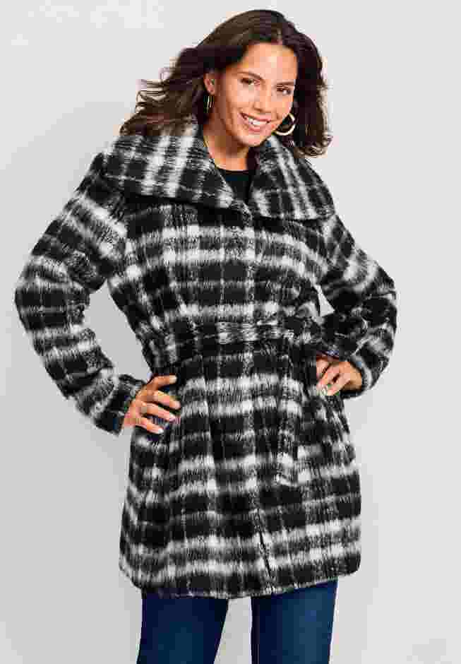 Wing Collar Belted Coat image number 0