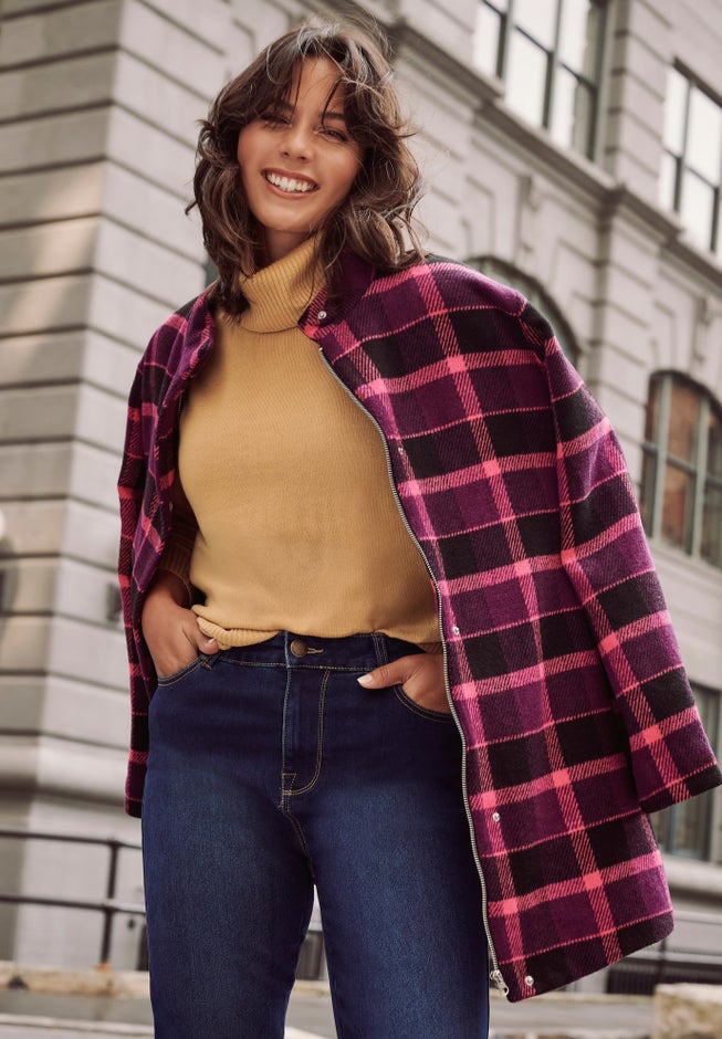 Brushed Wool Cape Coat image number 1