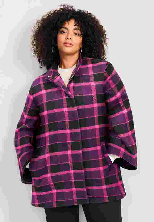 Brushed Wool Cape Coat image number 0