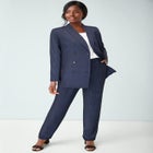 2-Piece Double-Breasted Pantsuit image number null