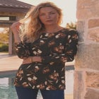 Plus Size Ultimate Cotton Crewneck Long Sleeve Tee image number 0