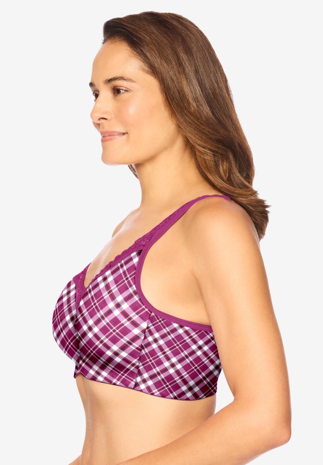 Cotton Comfort Wireless Bra image number 2
