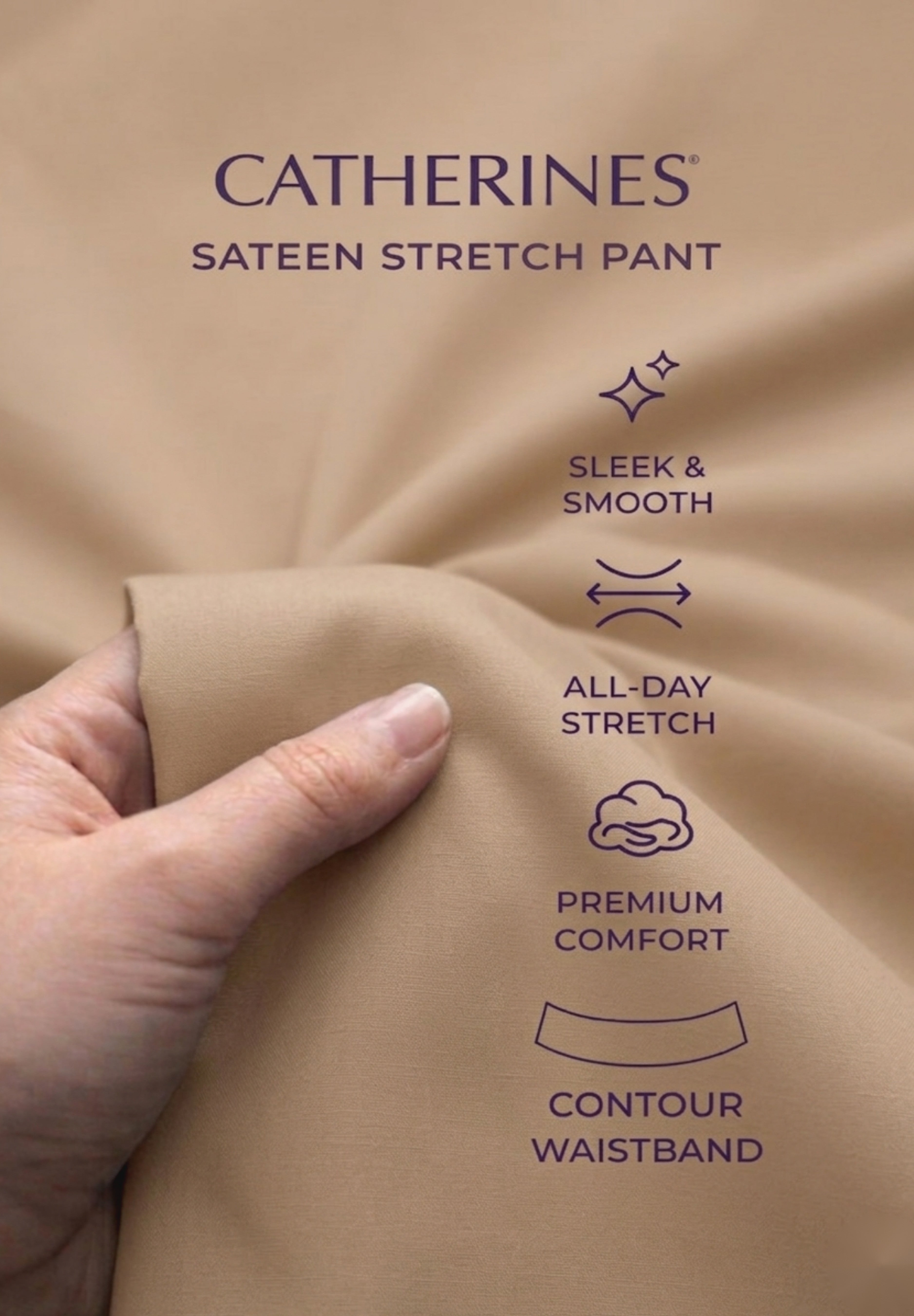 Softluxe Sateen Stretch Curvy Pant image number 0