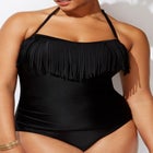 Fringe Bandeau One Piece Swimsuit image number null