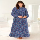 Long Flannel Nightgown  image number null