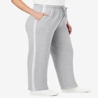 Better-Fleece Side-Stripe Pull-On Sweatpants image number null