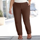 Stretch Cotton Chino Straight-Leg Pant image number null
