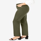 Comfort Waist Stretch Denim Straight-Leg Jean image number null