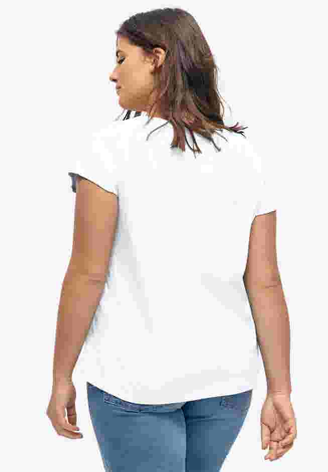 Graphic Scoop Neck Tee image number 1