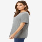 Perfect Short-Sleeve Crewneck Tee image number null