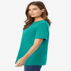 Perfect Short-Sleeve Crewneck Tee image number null