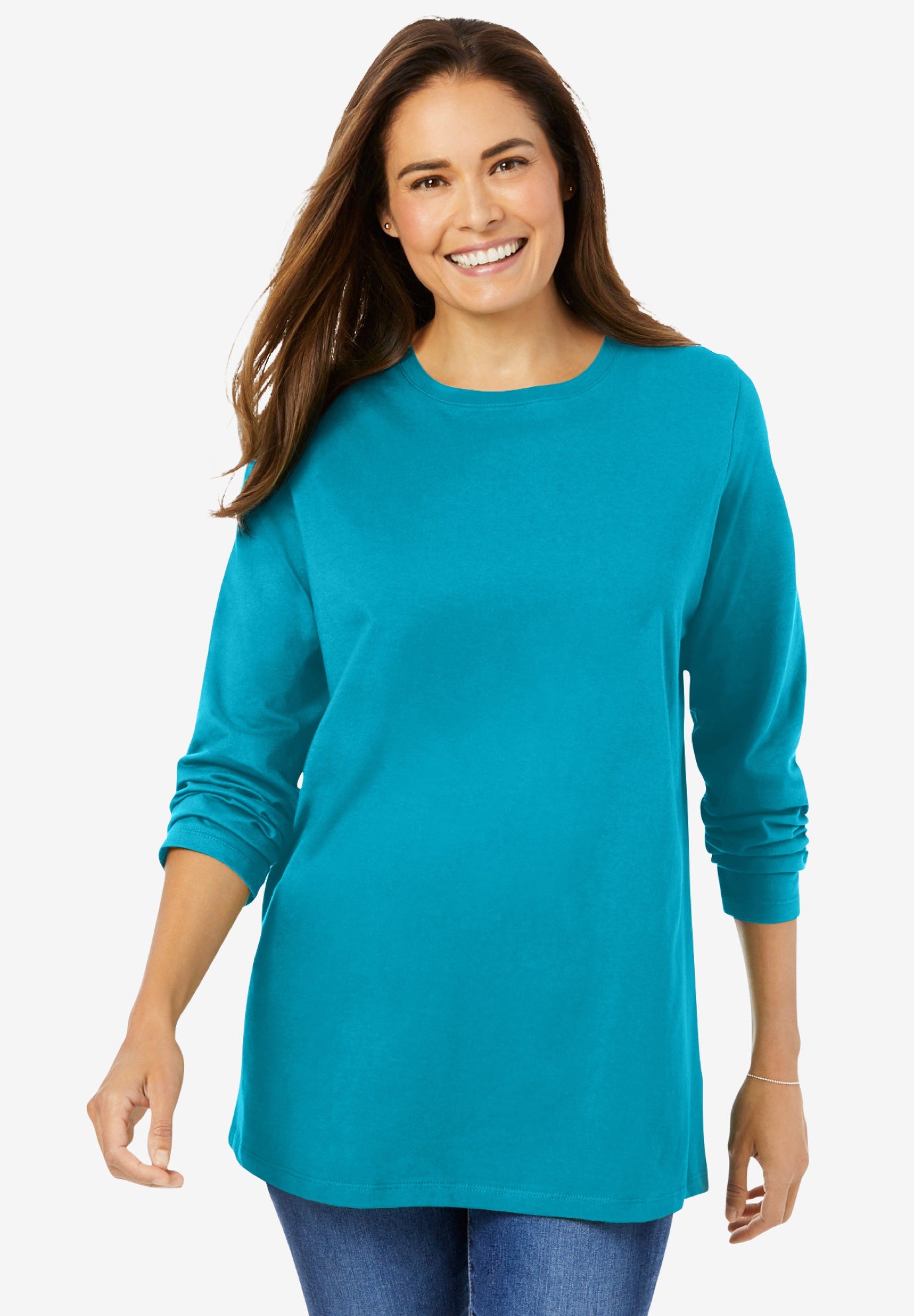 Perfect Long-Sleeve Crewneck Tee image number 0