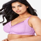 Satin-Trim Posture Bra  image number null