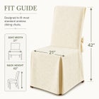 Damask Set of 2 Chair Covers image number 4