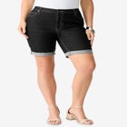 Plus Size Classic Stretch Cuffed Short image number null