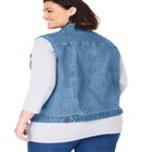 Stretch Denim Vest image number null