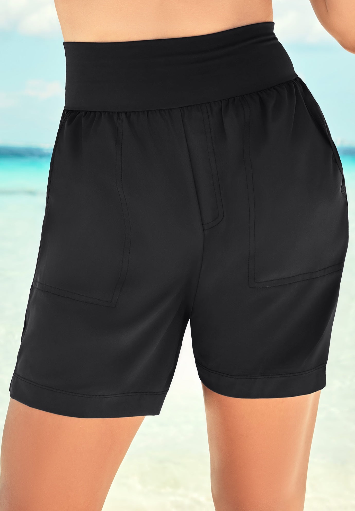 Quick-Dry Swim Shorts image number 0