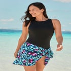High-Neck Tank Swimdress image number 0