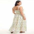 Eyelet Scalloped Hem Maxi Skirt image number null