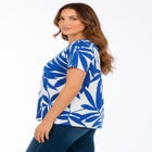 Stretch Cotton Trapeze Tee image number 2